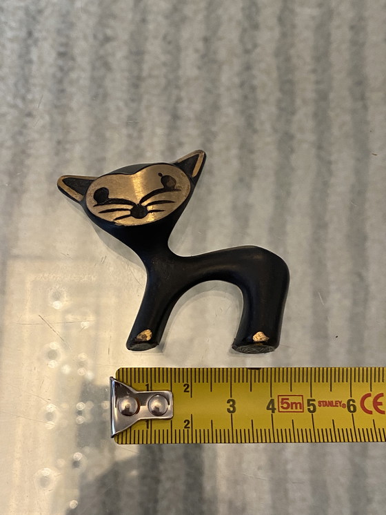 Image 1 of Vintage 1950s Cat Pen Holder by Walter Bosse