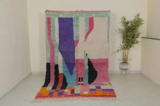 Azilal Berber vloerkleed geweven in wol 200cmx300cm – Vloerkleden en tapijten, Wool, Bohemian (photo 2 of 10)