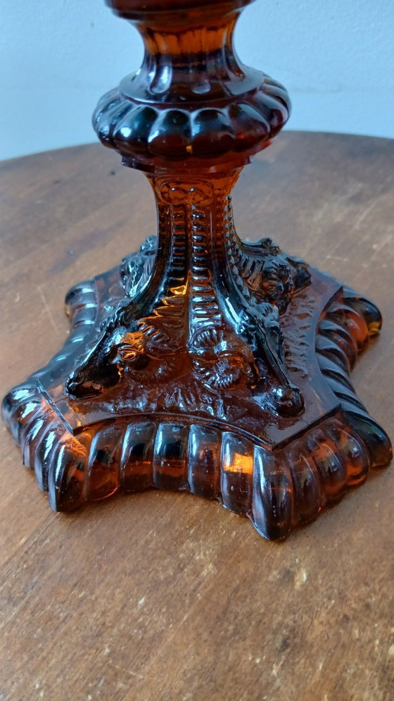 Antieke tweekleurige vaas – Vazen, Glass (photo 3 of 5)