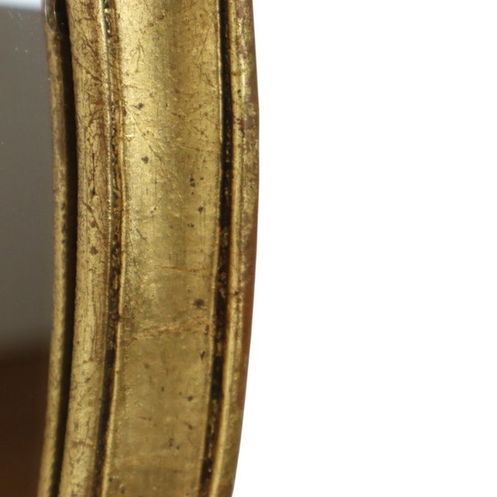 Specchio Francese Dorato a Foglia d'Oro Stile Barocco 60cm – Glass (photo 19 of 21)