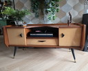 Mobile da toeletta/mobile TV/mobile stereo vintage di metà secolo