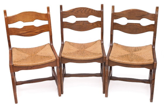 Set di 6 sedie di Guillerme e Chamberron – Guillerme et Chambron, Sedie da pranzo, Wood, Vintage (photo 2 of 9)