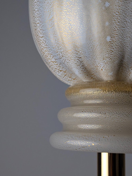Image 1 of Barovier & Toso XII Apostoli Murano Glass Floor Lamp 24Kt Gold, Italy, 2002