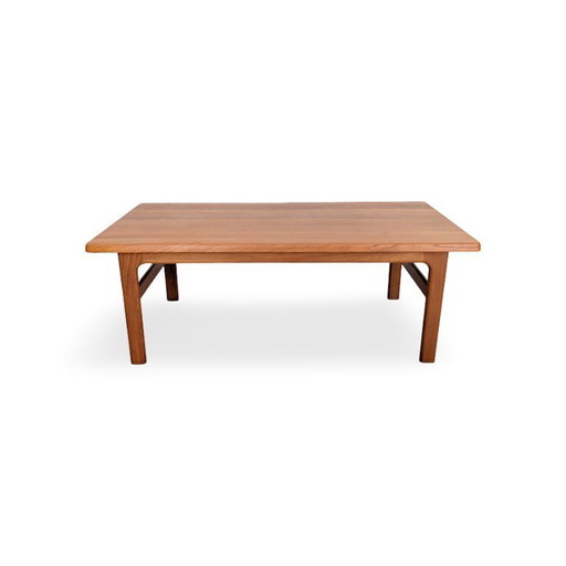 Table basse vintage en teck de style Midcentury, design Niels Bach