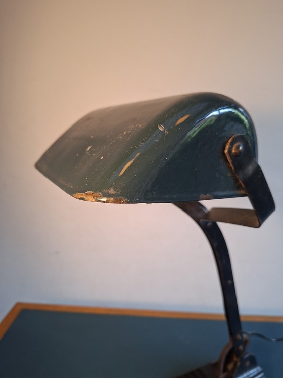 Lampe de bureau Vintage Horax, Années Trente – Cast Iron, Metal (photo 6 of 10)