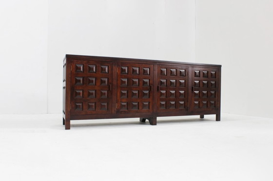 Image 1 of Vintage Spanish Brutalist Sideboard