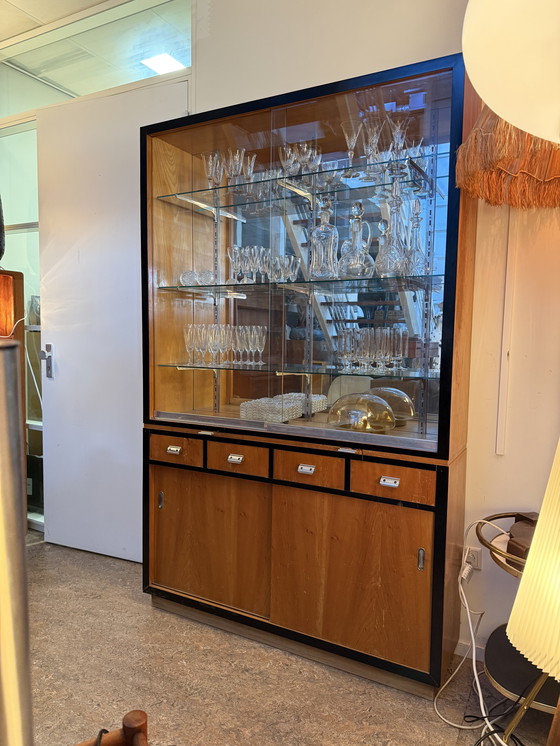 Image 1 of Vetrina vintage in noce anni '60