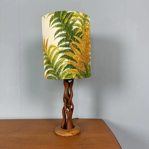 Scandinavian Vintage Teak Floor Lamp 'Ferns'