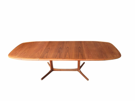 Image 1 of Table de salle à manger extensible vintage danoise en teck