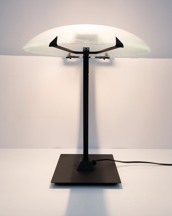 Image 1 of Post Modern Italian Murano Glass Mushroom Table Lamp, 1980s