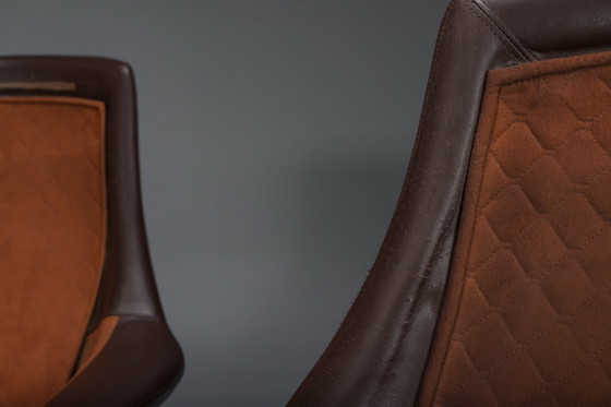 Image 1 of  Set of Scandinavian Swivel Armchairs by H.W. Klein for Bramin, 1960s set 4