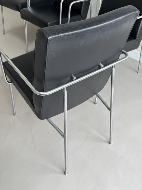 4x Harvink Storm Dining chairs – Leather (photo 3 of 7)