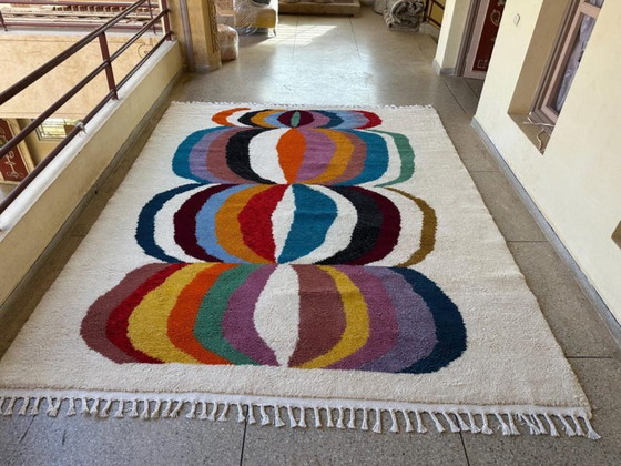 Image 1 of Tapis Berbères Multicolores en Laine 300cmx200cm