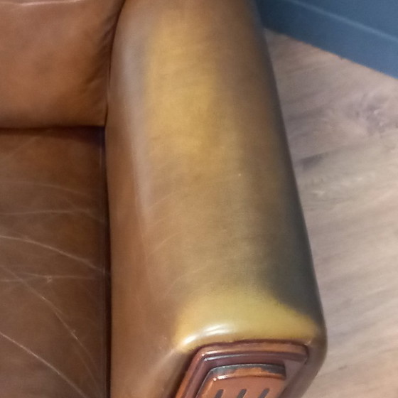 Image 1 of Elegant Art Deco Armchair in Sheepskin - Timeless and Luxurious Seating Comfort