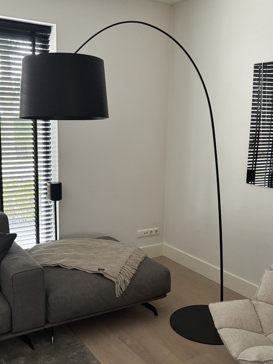 Image 1 of Foscarini Twiggy booglamp zwart halogeen , z.g.a.n. 