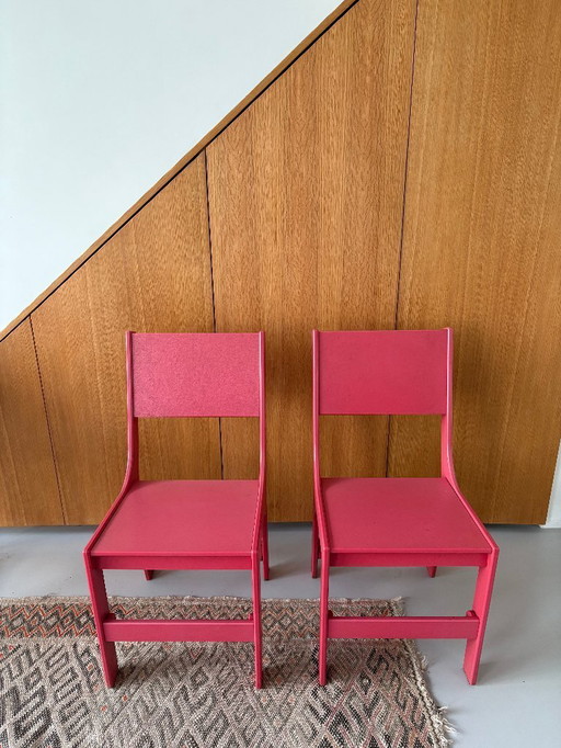 Loll Designs Cricket-Stuhl-Set – Design Tuinstoelen – Rood