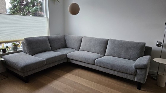 Image 1 of Beautiful light gray corner sofa from Montel (1.5 years old)