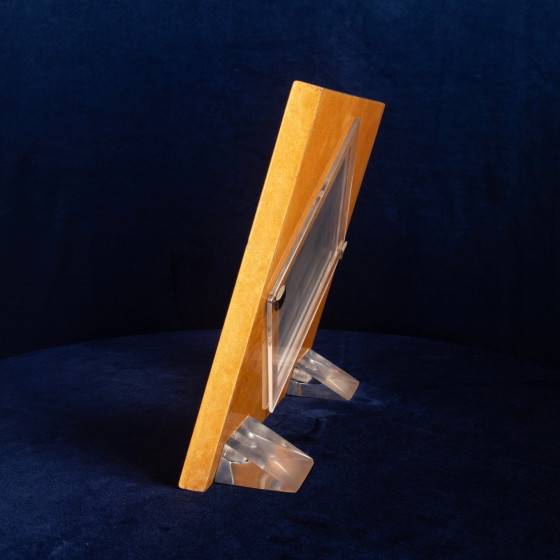 Giorgio Tura Natuurlijk Perkament en Plexiglas Fotolijst voor Tura Milano, 1980 – Lijsten, Leather, Modern (photo 14 of 16)