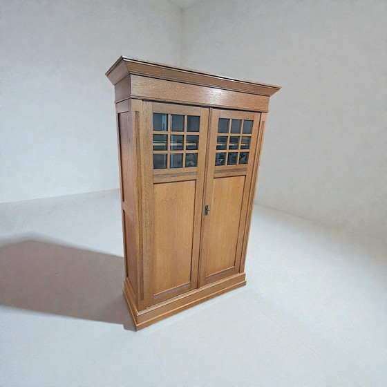 Image 1 of Antiker Art-Deco-Schrank, Amsterdamer Schulschrank