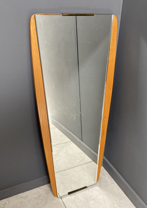 Image 1 of miroir en bois 1960