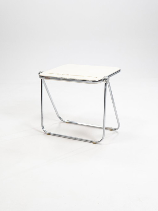Vintage Beige Platone Folding Desk by Giancarlo Piretti for Anonima Castelli, 1970s
