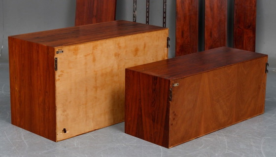 Kai Kristiansen FM Wandregalsystem aus Palisanderholz – Wandschrank, Iron, Wood (photo 4 of 7)