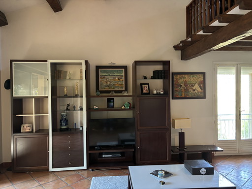 Hervorragendes TV-Möbel und Bücherregal von Cinna