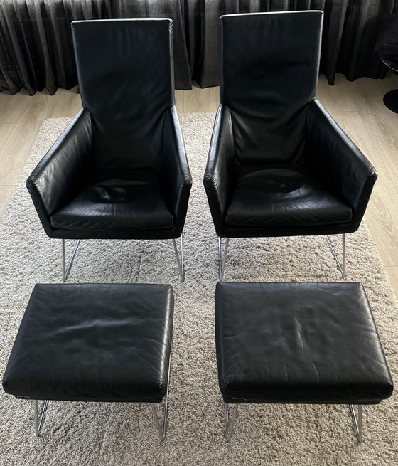 Image 1 of 2x Gerard vd Berg “Don” stoelen