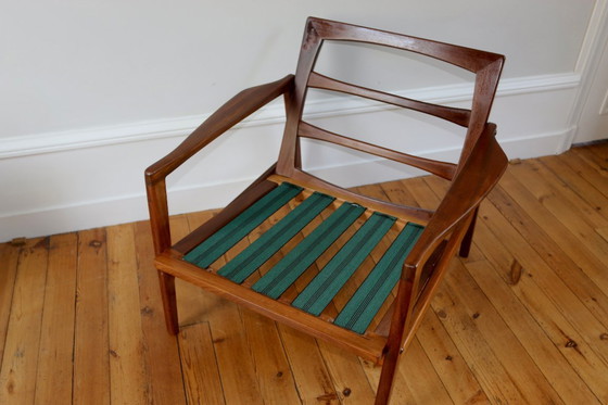 Image 1 of Poltrona vintage scandinava in teak, anni '60