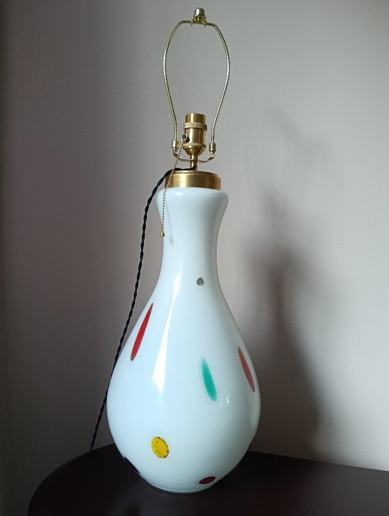 Image 1 of Dino Martens lamp for Aureliano Toso including shade