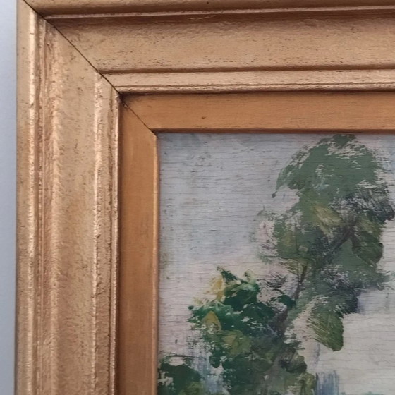 Image 1 of Tableau impressionnisme. Auguste De Roisin né en Belgique en 1889.