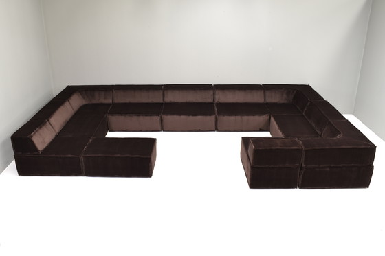 Image 1 of 21-piece COR TRIO corner sofa by COR Furniture *New upholstery*, Switzerland / Germany - 1972