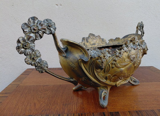 Image 1 of Bronze Planter, Claude Bonnefond