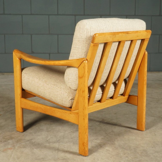 Image 1 of Danish lounge chairs – walnut – 1960s