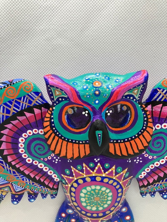Image 1 of Una statuina di gufo da favola. Realizzata a mano dall'artista.