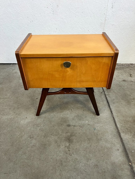 Image 1 of Set di comodini vintage, anni '50/'60, Paesi Bassi