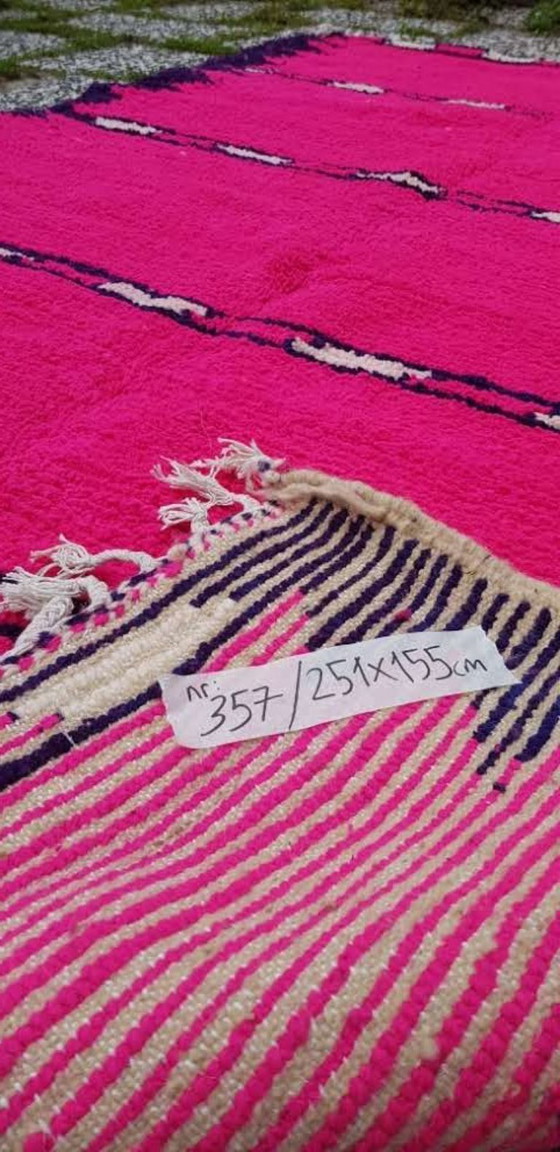 Image 1 of Handgeknoopt Berber kleed wol 251x155cm