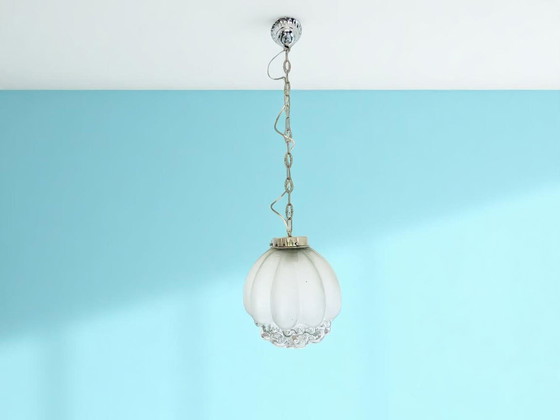 Image 1 of Grote mid century bubbelglas hanglamp voor woonkamer, jaren 1960