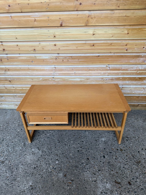 Precioso Banco de recibidor / Mesa de centro vintage Mid-Century "Petita" (IKEA, años 60)
