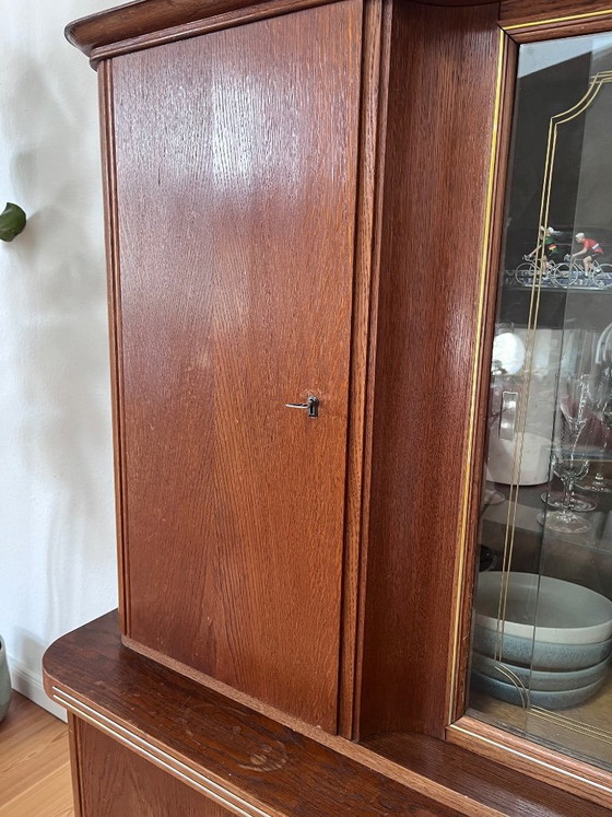 Living Room Cabinet – High Boards, Glass, Wood (photo 13 of 15)