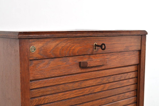 Image 1 of Vintage Roller Shutter Cabinet, 1930s