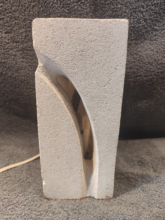 Image 1 of Lampe Luminaire  Sculpture - Signée "Evy