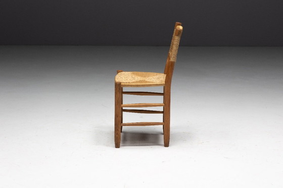 Image 1 of Sedie da pranzo "Bauche" di Charlotte Perriand per Steph Simon, Francia, anni '50