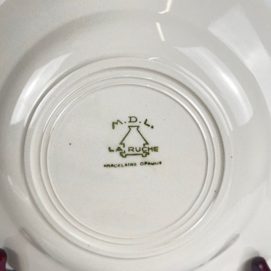 Image 1 of Service for 6 people "The Beehive", Moulins des Loups, 20th century