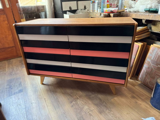 Model U453 Sideboard by Jiří Jiroutek for Interior Prague, 1960s – Plastic, Mid Century Modern (photo 4 of 5)