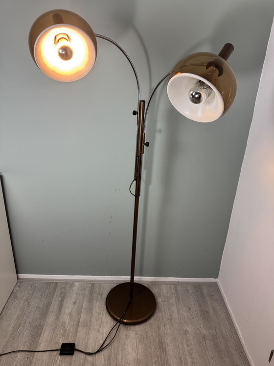 Image 1 of Vintage space age Dijkstra vloerlamp trompet Mushroom