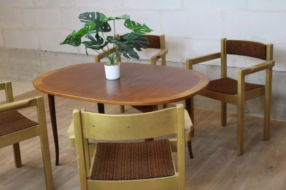Image 1 of Vintage Scandinavian Solid Wood Chair - Balzar Beskow - Sweden, 1960s