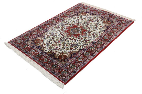 Image 1 of Tappeto persiano Isfahan Vecchio Molto Fine Con Seta 160 X 110 Cm