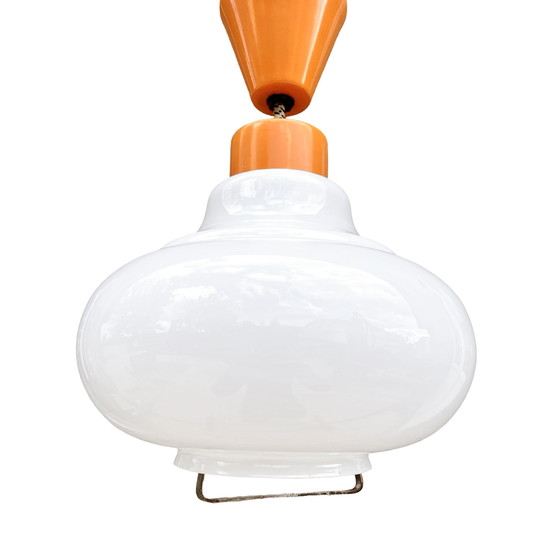 Image 1 of Lampada a sospensione, Kamenický Šenov, Cecoslovacchia, anni &#39;50.