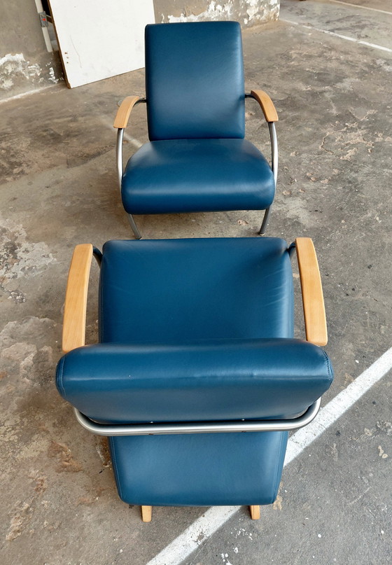 Image 1 of Gueldre 5470 | Cuir bleu vintage